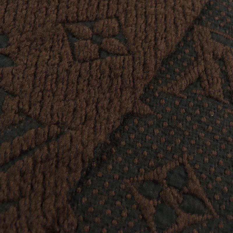 Louis Vuitton 413287 Echarpe Logomania Silk-blend Monogram Fringed