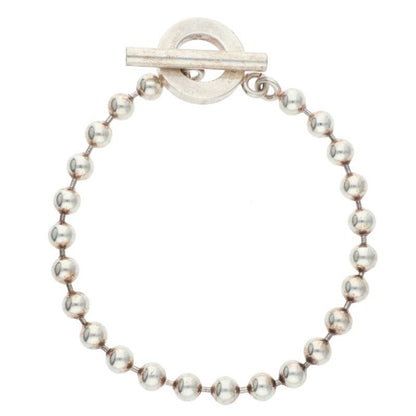 Gucci Ball Chain Silver Bracelet Men's