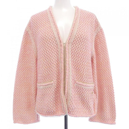 Chanel Size 38 Pink Cardigan