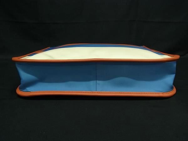 Gucci Nylon 550763 Interlocking G Handbag Tote Bag Ladies Light Blue Bm9739