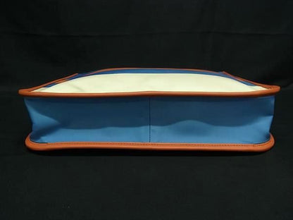 Gucci Nylon 550763 Interlocking G Handbag Tote Bag Ladies Light Blue Bm9739