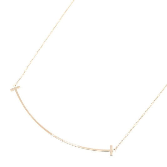 Tiffany & Co Necklace T Smile Large 40.5 18k Pink Gold