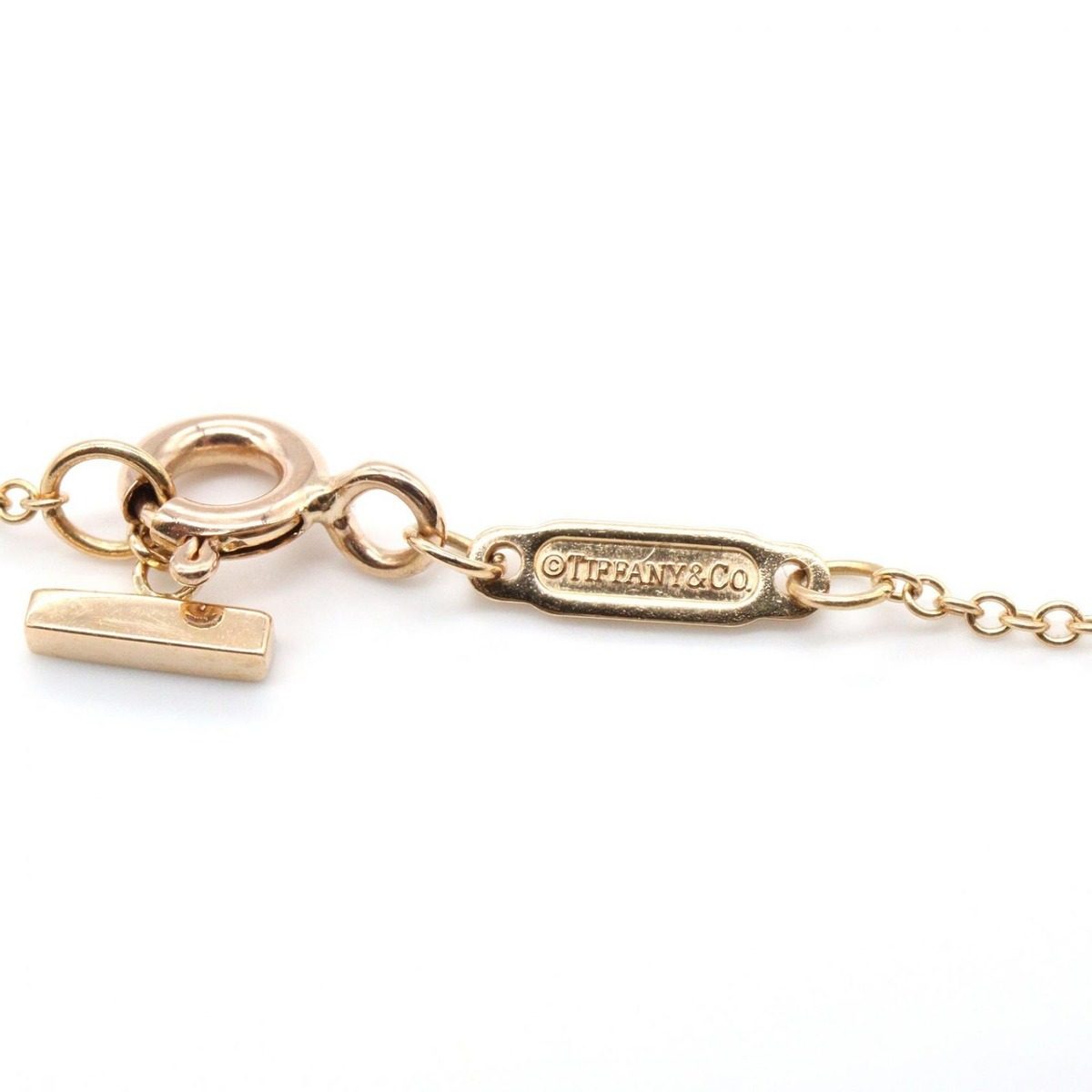 Tiffany & Co Necklace T Smile Large 40.5 18k Pink Gold — view 3