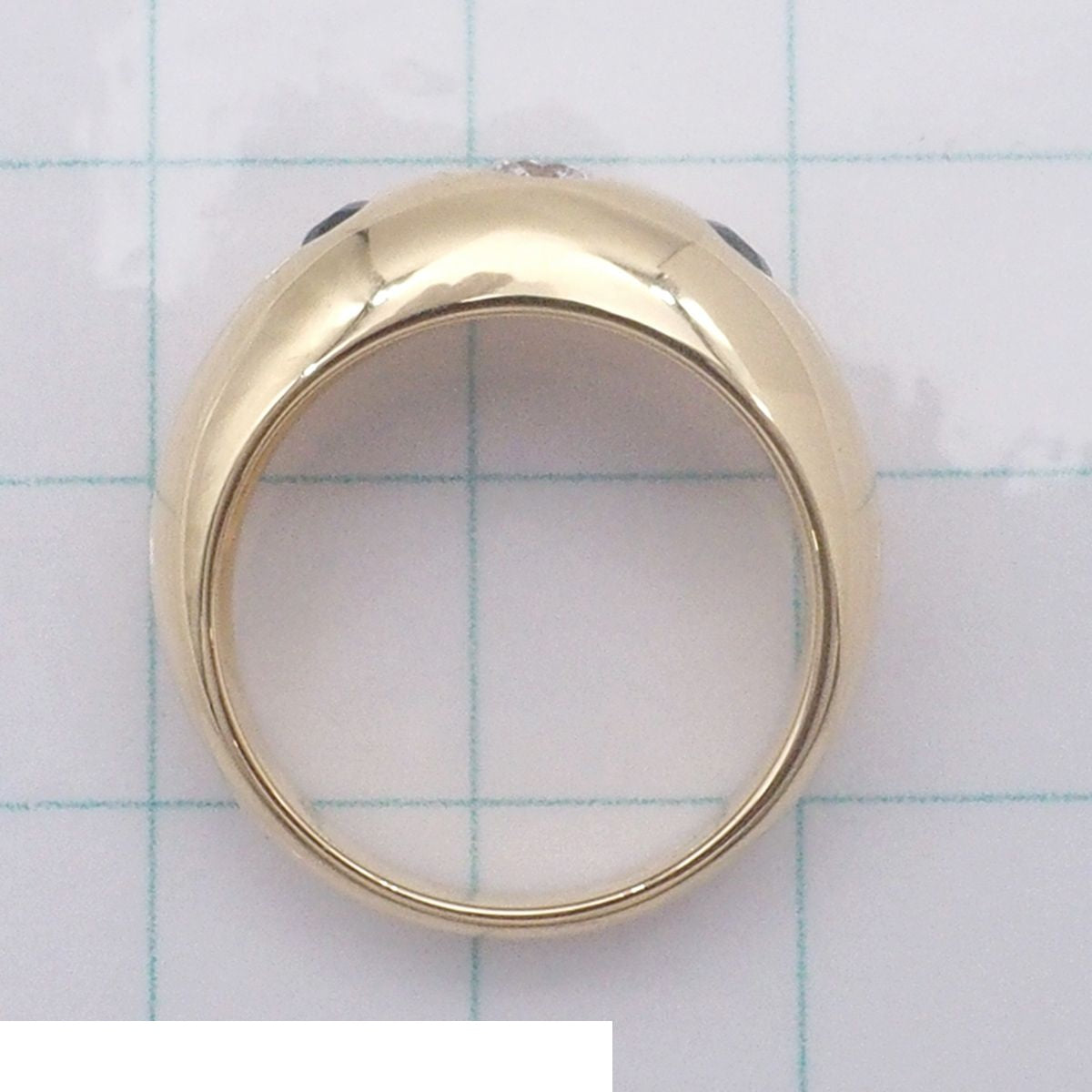 Cartier Mimi Ring Blue Yellow Gold Diamond Sapphire 52 — view 6