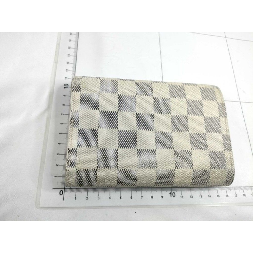 Louis Vuitton Trifold Wallet Portefeuille Alexandra Azur Damier Gold — view 2