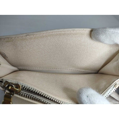 Louis Vuitton Trifold Wallet Portefeuille Alexandra Azur Damier Gold — view 9
