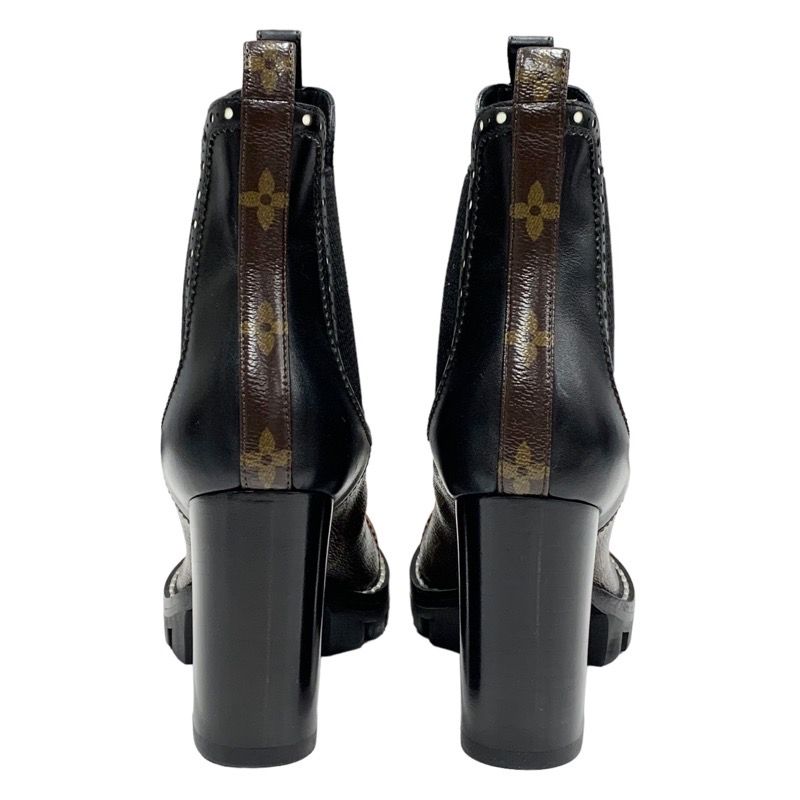 Louis Vuitton Rockabilly Line Monogram Short Boots Ankle Boots Side Gore