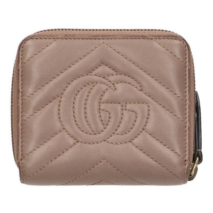 Gucci 474813 GG Marmont V-stitch Round Zip Wallet For Women