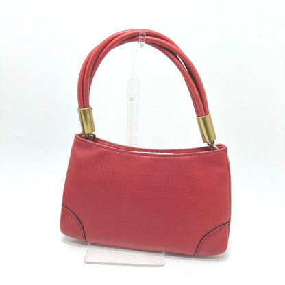 Gucci Handbag Logo 108964 Leather Red