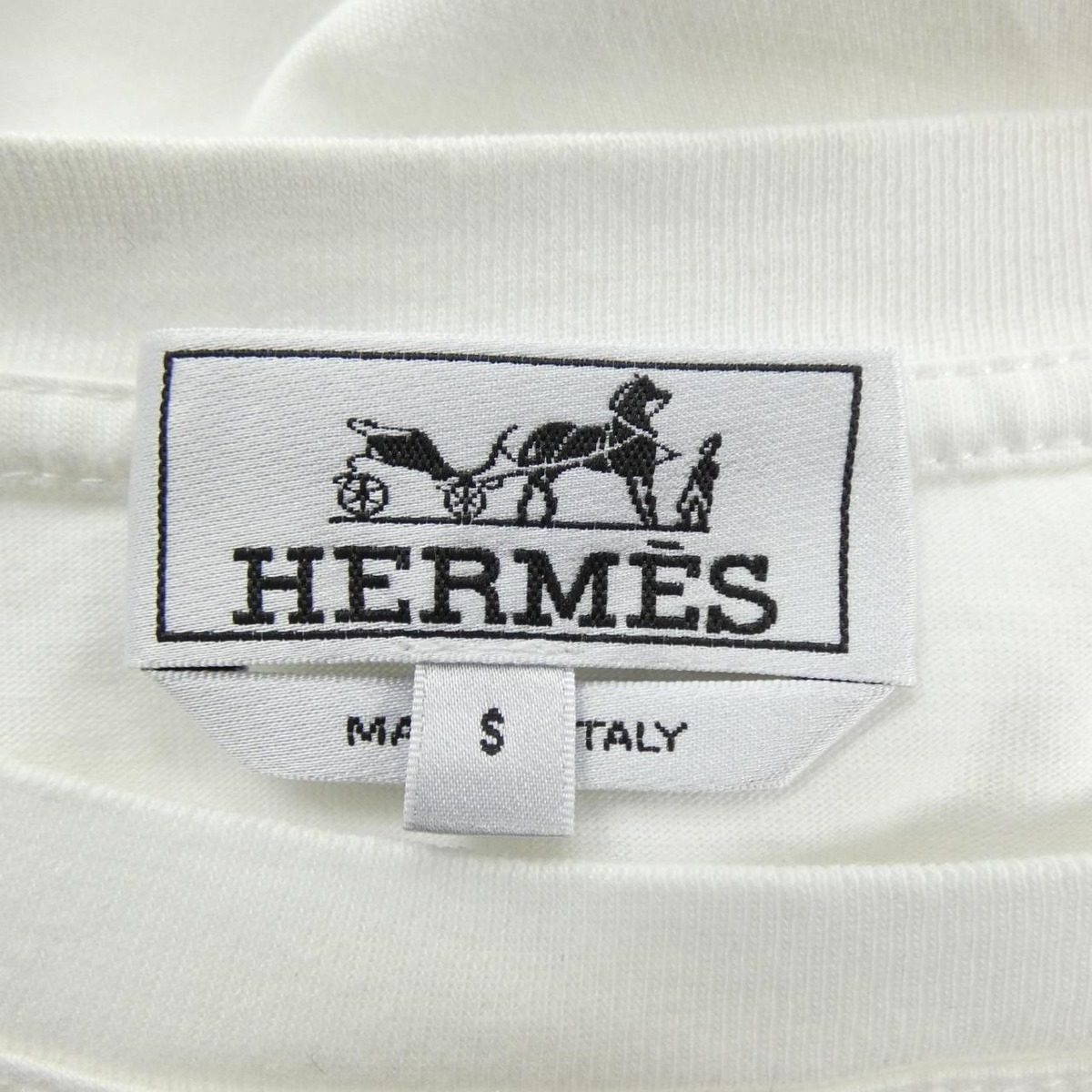 Hermes Mini Leather Patch Jeu D'adress T-Shirt — view 4