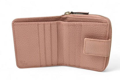 Gucci Wallet Fold Gucci Fold Wallet GG Canvas GG Beige Pink 346056