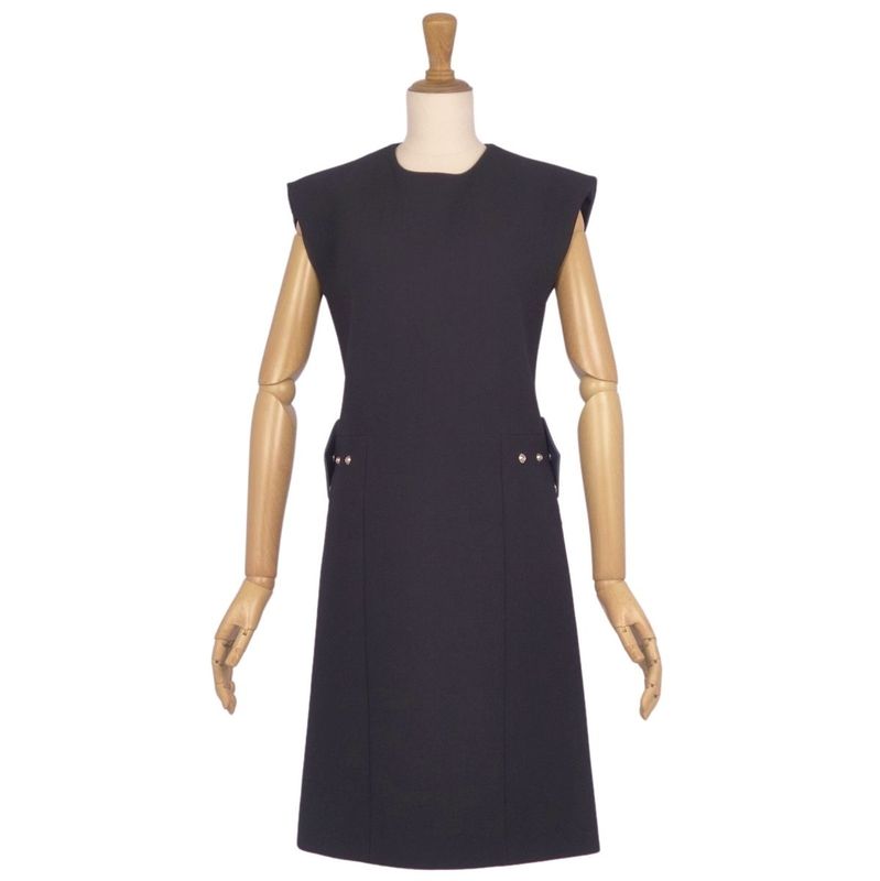 Celine Dress Phoebe Period Sleeveless Leather Belle