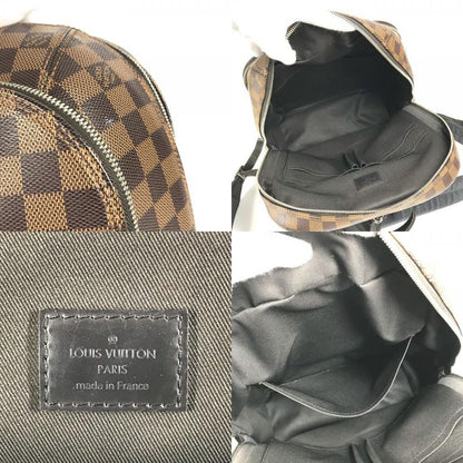 Louis Vuitton Backpack Sac Jake N41558 Damier Canvas Black Brown