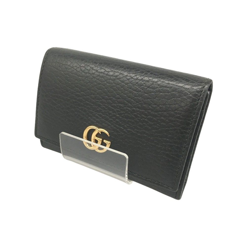 Gucci Ggmarmont Card Case 474748 Black