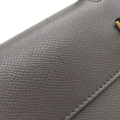 Celine 2way Bag Belt Bag Nano Calf Gray Gold Hardware Handbag Shoulder [storage