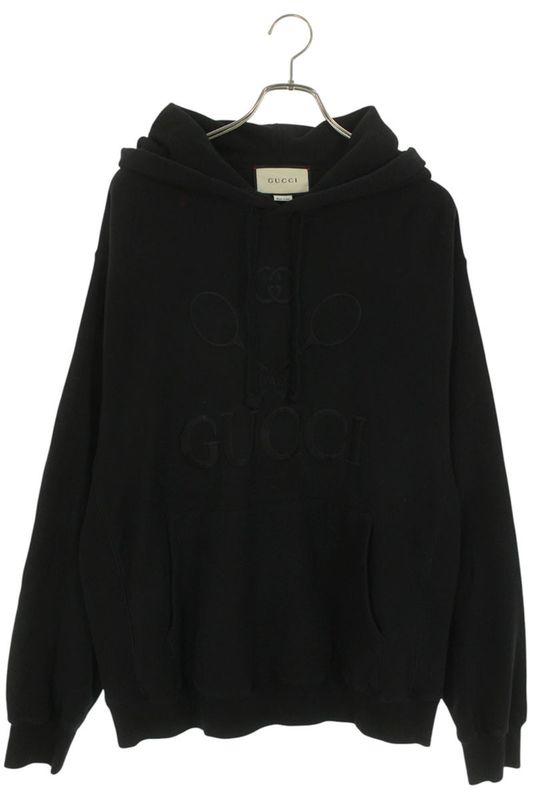 Gucci 560502 Xjbcq Tennis Embroidered Pullover Hoodie Men's XL