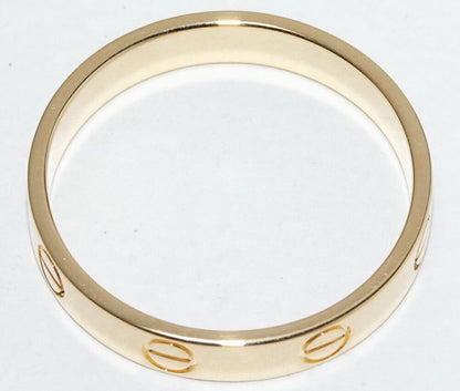 Cartier Ring 18K Yellow Gold Love Ring Small Model Love Wedding Ring Mini Love