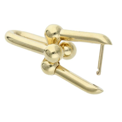 Tiffany & Co Hardwear Hardware 18K Yellow Gold Medium Earrings Men's