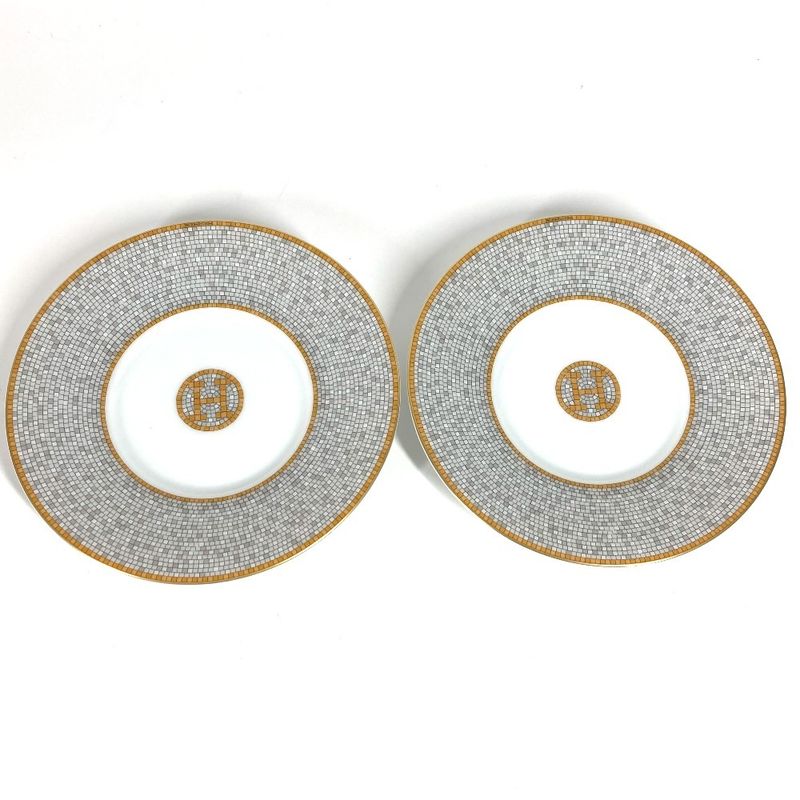 Hermes Mug Teacup And Saucer Mosaic 24 Gold Porcelain