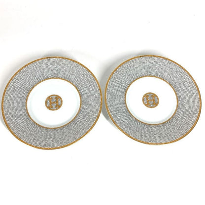 Hermes Mug Teacup And Saucer Mosaic 24 Gold Porcelain