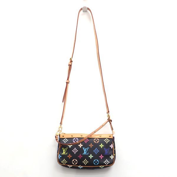 Louis Vuitton Pochette Accessory M92648 Monogram Multicolor With Long Shoulder