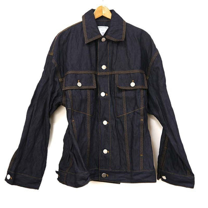 Bottega Veneta Denim Jacket Size 46 Wrinkled