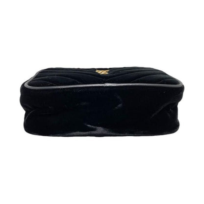 Saint Laurent Shoulder Bag Lou Camera Bag Ptr534817 Quilted Fringe Black Gold