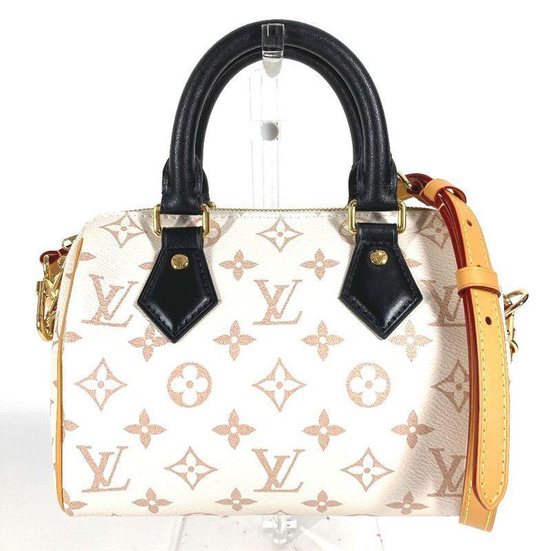 Louis Vuitton Speedy Bandouliere 20 M46906 Monogram Canvas White