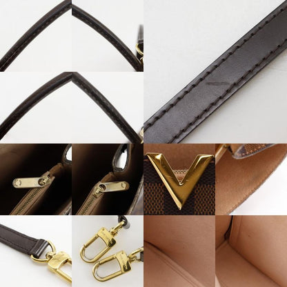 Louis Vuitton Kensington 2-way Shoulder N41435 Damier Canvas Brown Du1105
