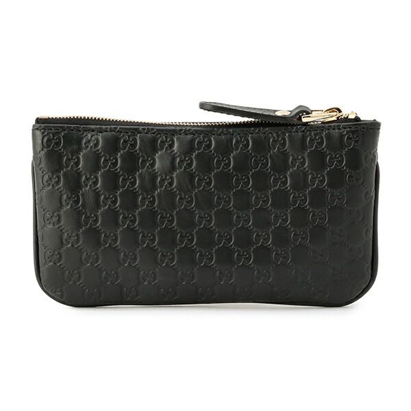 Gucci Coin Case Micro Guccissima Black