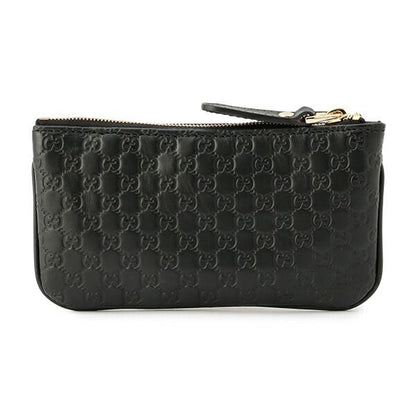 Gucci Coin Case Micro Guccissima Black