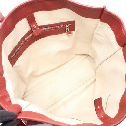 Loewe Tote Anagram 2-Way Red Leather Shoulder — view 3