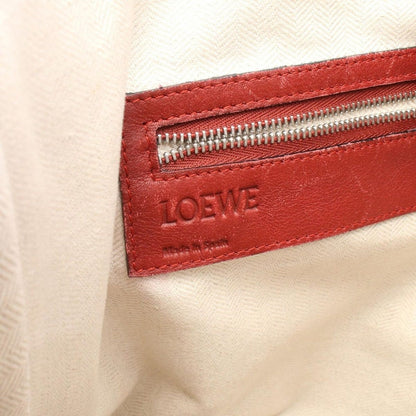 Loewe Tote Anagram 2-Way Red Leather Shoulder — view 4