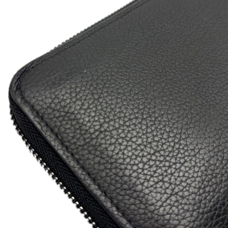 Louis Vuitton Wallet Aerogram Zippy Leather Black