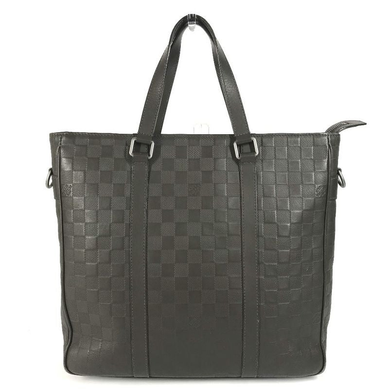Louis Vuitton Handbag Tadao PM Damier Infini Leather Meteor Brown