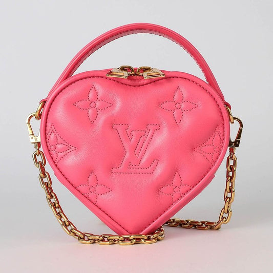 Louis Vuitton Shoulder Bag Pop Heart Pouch Dragon Fruit Rank Sa
