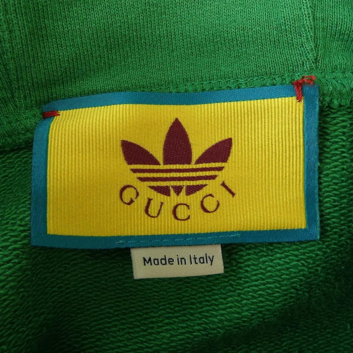 Gucci Adidas Hoodie Green XS — view 4