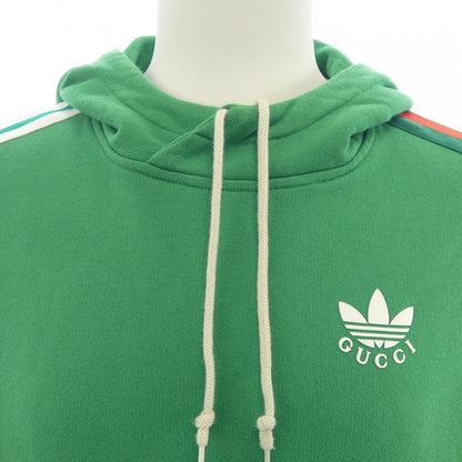 Gucci Adidas Hoodie Green XS — view 5
