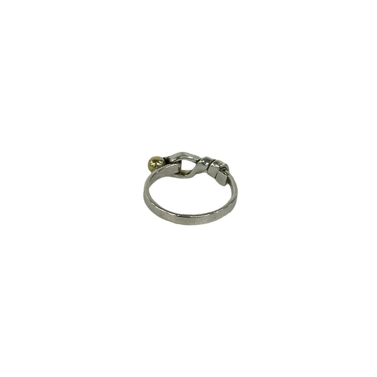 Tiffany & Co Love Knot Ring 18k Silver Yellow Gold — view 7