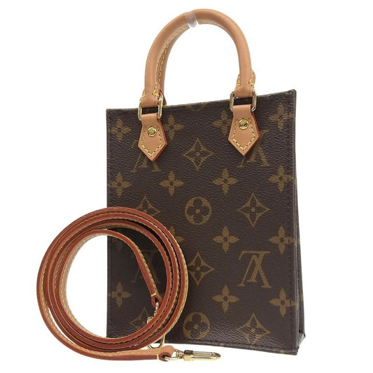 Louis Vuitton Monogram Petite Sac Plat Shoulder Bag