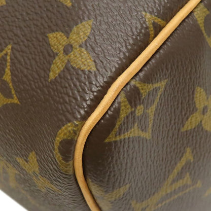 Louis Vuitton Handbag Speedy 30 Monogram Canvas Monogram Gold Hardware Brown