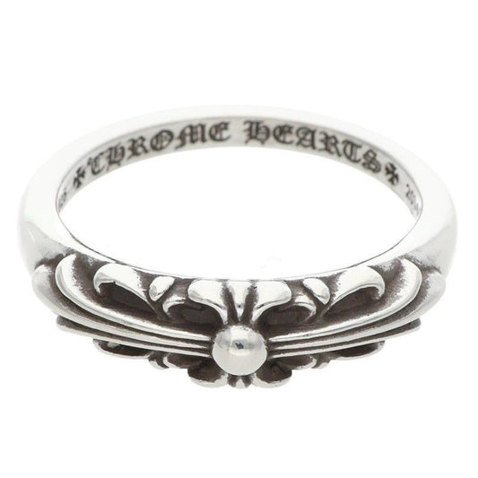 Chrome Hearts Baby Classic Floral Cross Silver Ring