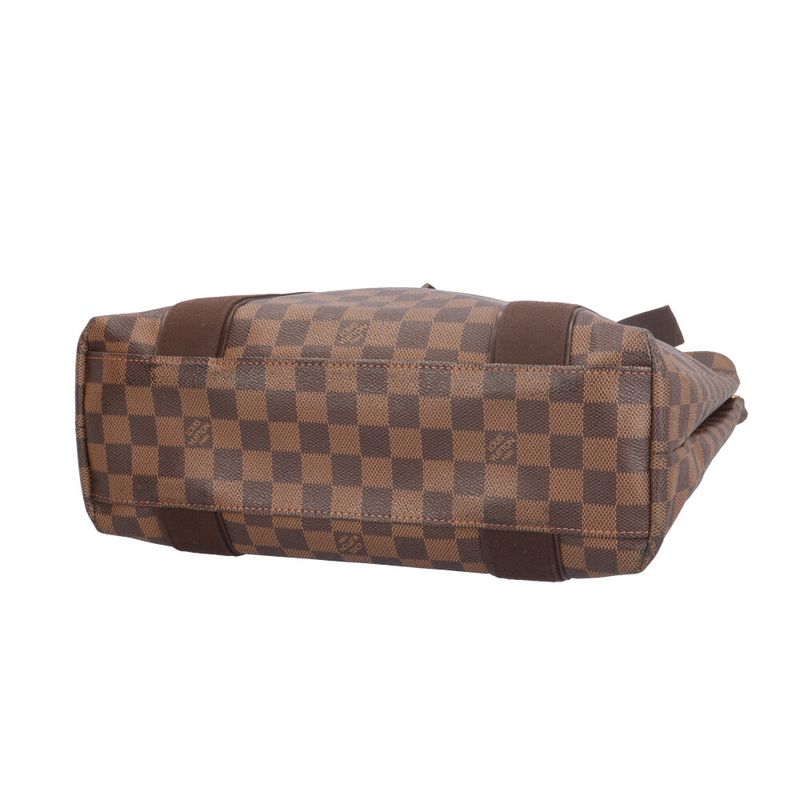 Louis Vuitton Cabas Bobol Damier Tote Bag Damier Canvas N52006 Brown Ladies