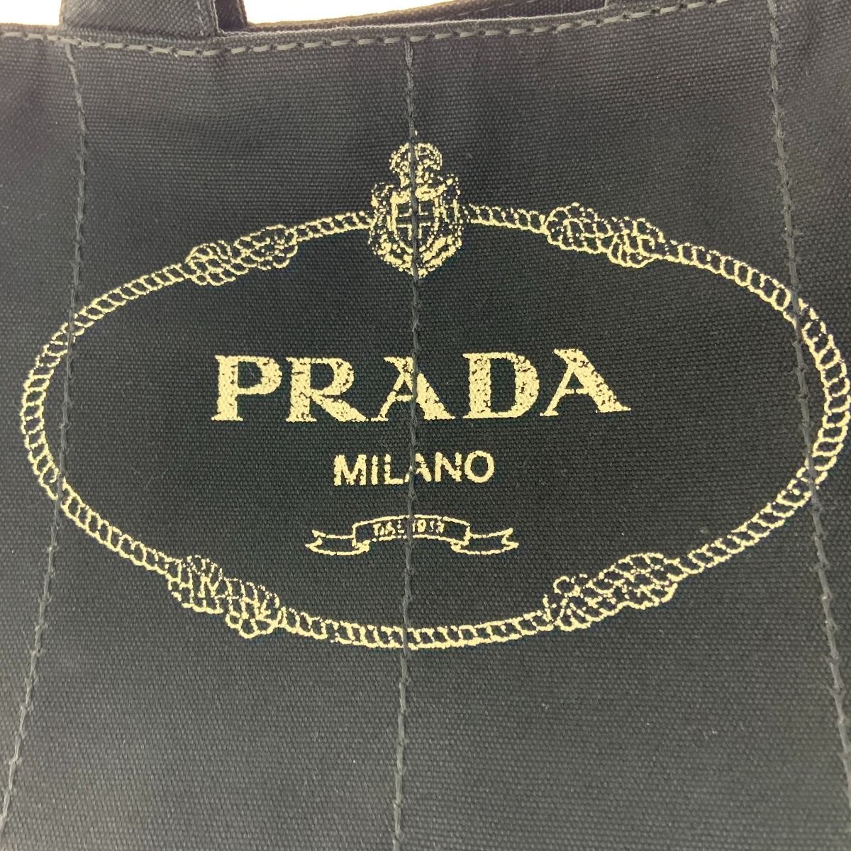 Prada Canapa 2way Tote Bag 1bg642 Black