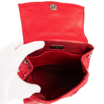 DIOR Stardust Backpack Red Canage Quilt A