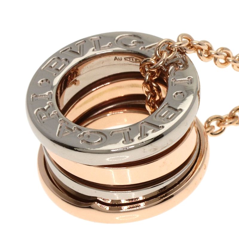 Bvlgari Bulgari B-zero1 Bee Zero1 Perfect Mistake Necklace 18K Pink Gold 18K