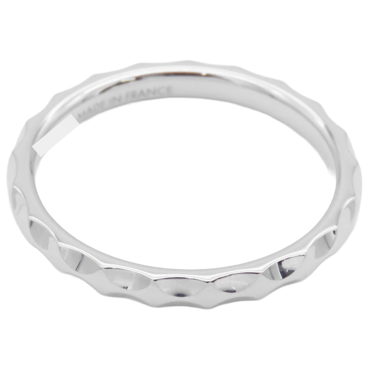 Louis Vuitton Marriage Ring Monogram Infini White Gold 18K — view 2