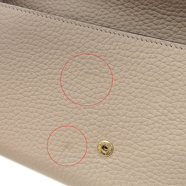 Louis Vuitton Long Wallet Portefeuille Capucines Taurillon Leather Galle Gold