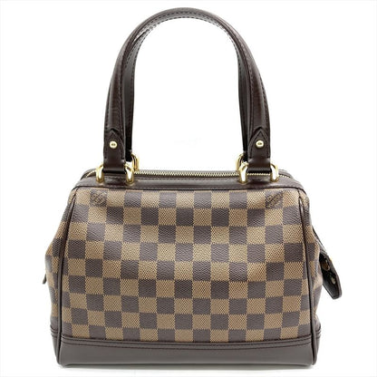 Louis Vuitton Knightsbridge Handbag Damier Ebène N51201 Brown Gold Hardware