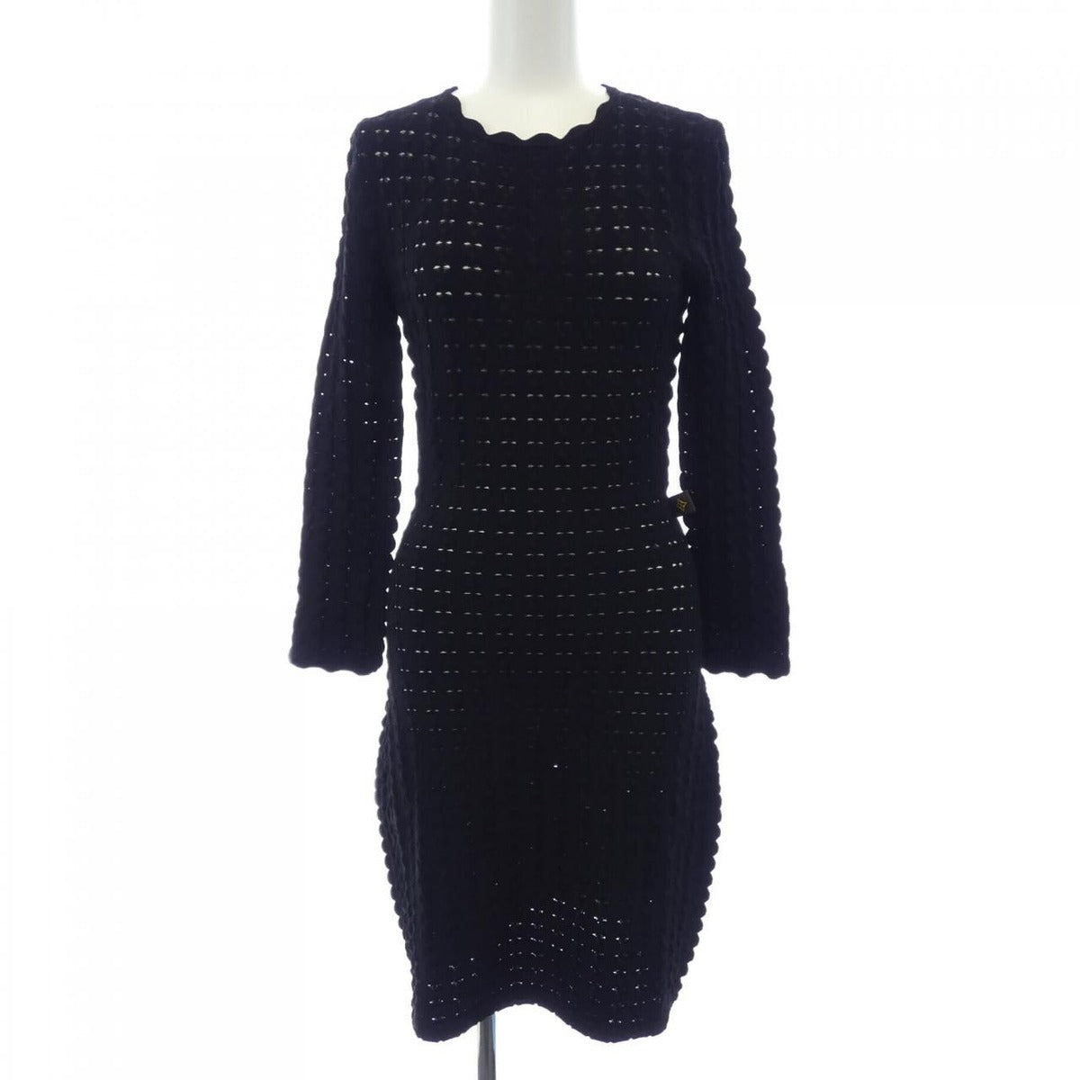 Louis Vuitton Dress Black Translucency